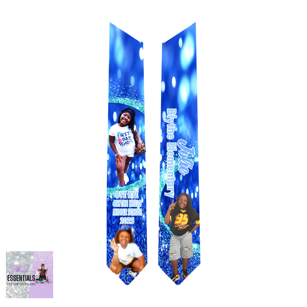 Graduation Stole Photoshop Design Template