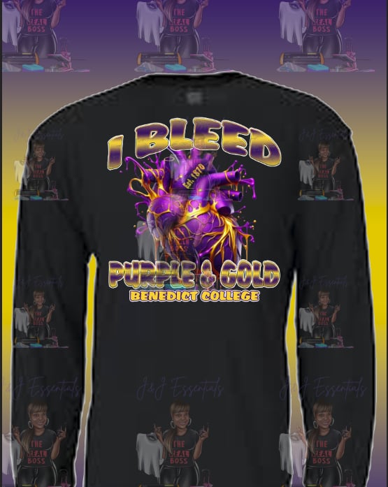 I Bleed Purple and Gold T-Shirt