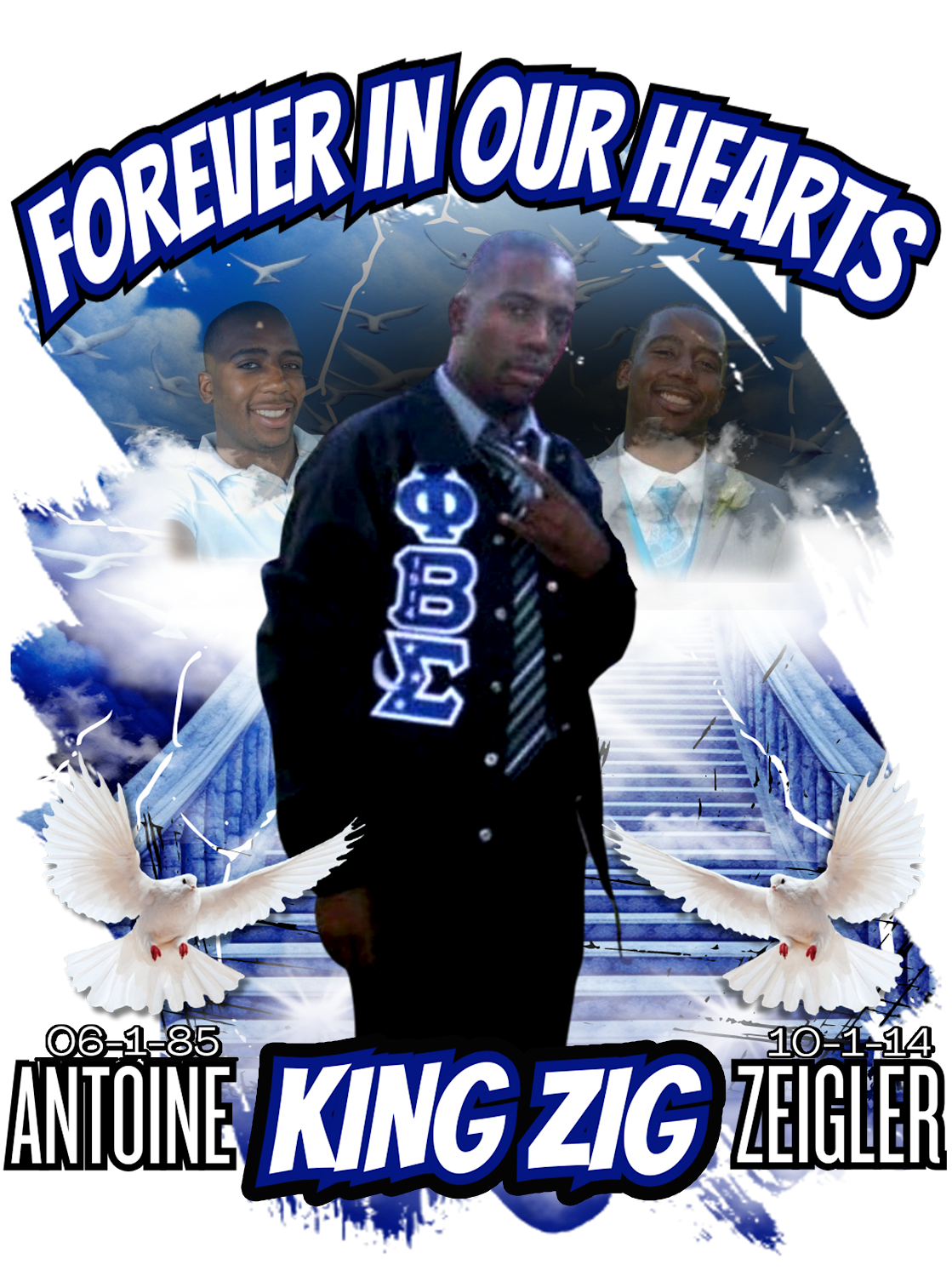 Editable Memorial Design Photoshop Template | In Loving Memory Digital Download