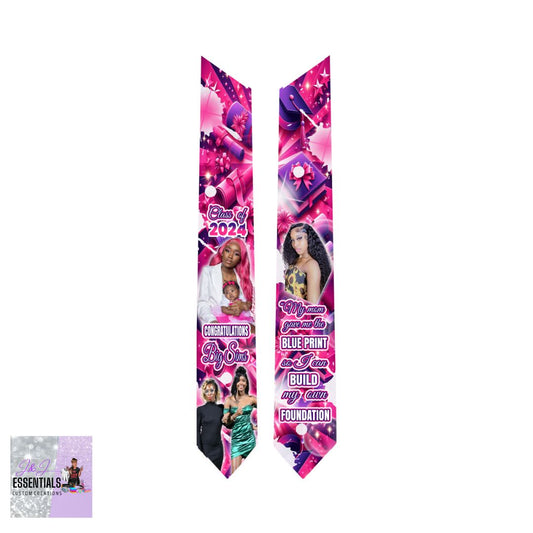 Graduation Stole Photoshop Design Template