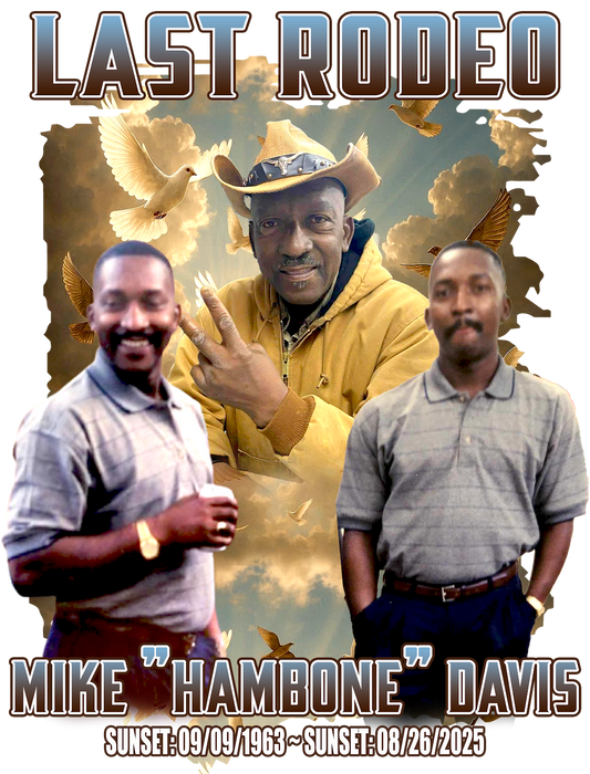 Editable Memorial Design Photoshop Template | In Loving Memory Digital Download