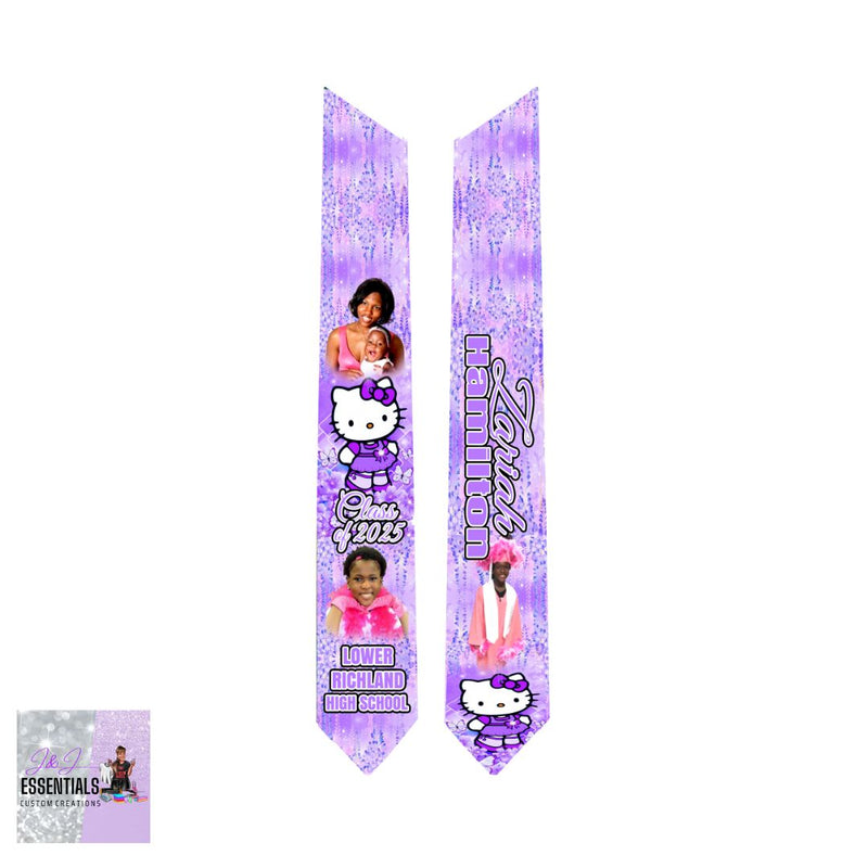 Graduation Stole Photoshop Design Template
